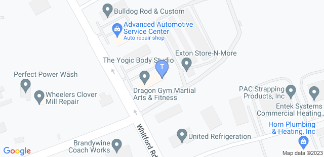 Map to The Yogic Body Studio Co